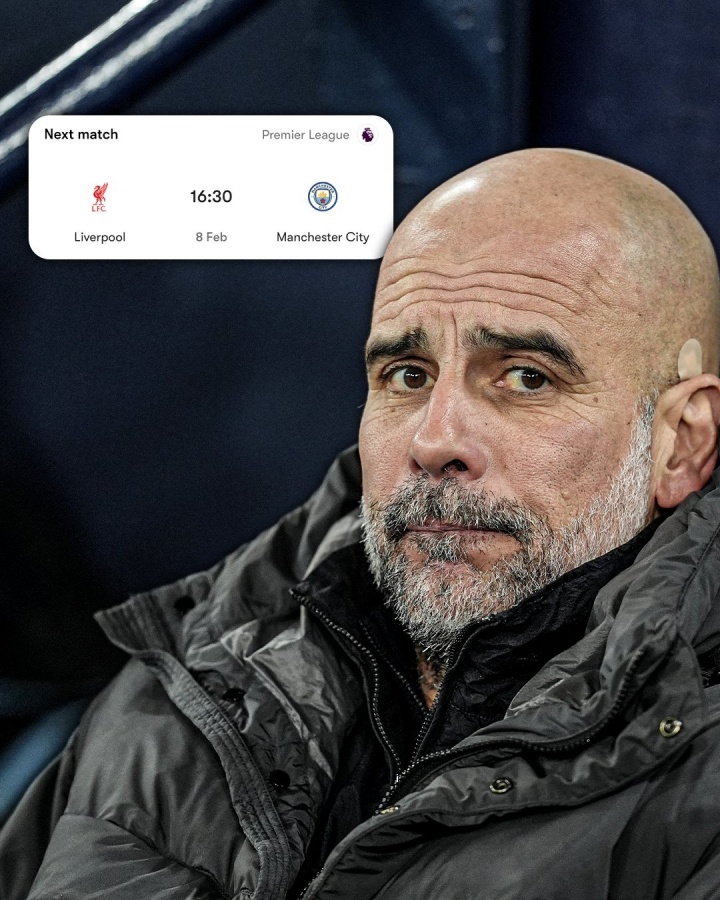 榜首分差再扩大?曼城客战利物浦已5年不胜+英超历史仅取2胜